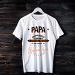 T-shirt PAPA' con nomi personalizzati