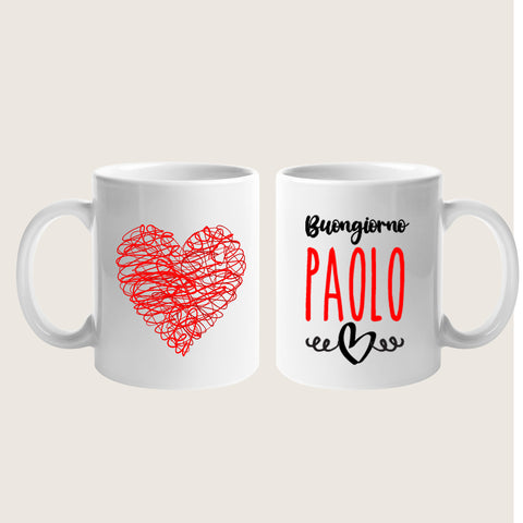 Tazza Personalizzata 325 Ml Per La Festa Del Papà | Caro Futuro Padre, Mamma Ti Ama! Ceramica, Microonde E Lavastoviglie
