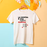 T-shirt DONNA SUPER MAMMA con nomi personalizzati
