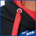 KIT 7 • 10 Felpe con cappuccio e zip